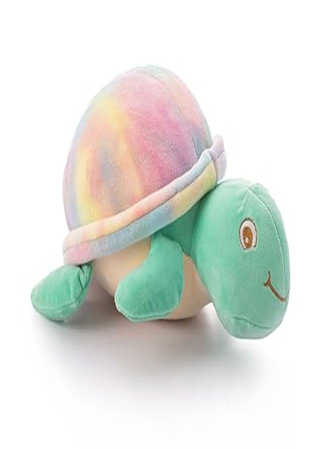 Dimpy Stuff Turtle Plush - Green Rainbow Turtle 28 cm (11") - Huggably Soft Squishy Room Decor Children - Image 3